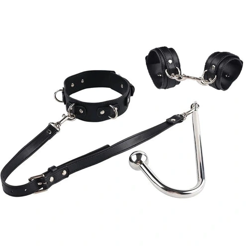 and with Elegant Cuffs Beaded 5334 Hook Collar Anal 0207
